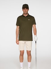 J.Lindeberg Dark Green Golf Bridge Polo Shirt - Image 5 of 6