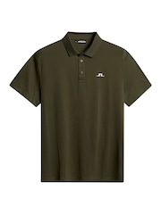 J.Lindeberg Dark Green Golf Bridge Polo Shirt - Image 6 of 6
