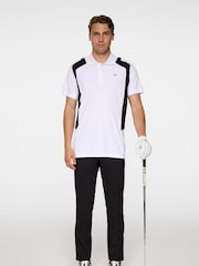J.Lindeberg White Golf Legacy Polo Shirt - Image 3 of 6