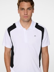 J.Lindeberg White Golf Legacy Polo Shirt - Image 4 of 6
