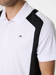 J.Lindeberg White Golf Legacy Polo Shirt - Image 5 of 6