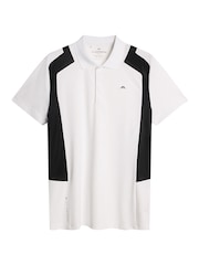 J.Lindeberg White Golf Legacy Polo Shirt - Image 6 of 6