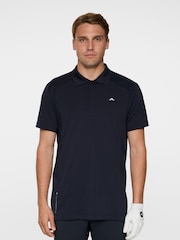 J.Lindeberg Navy Golf Legacy Polo Shirt - Image 1 of 6