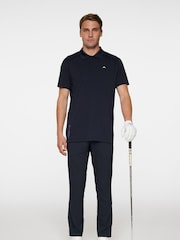 J.Lindeberg Navy Golf Legacy Polo Shirt - Image 3 of 6