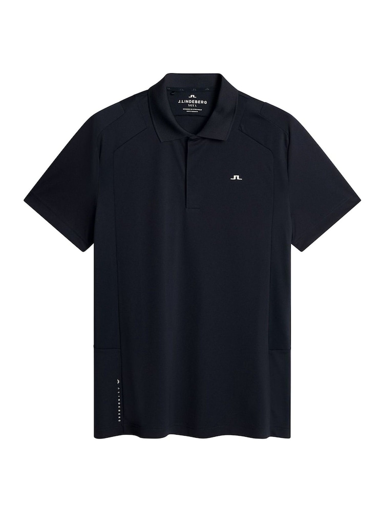 J.Lindeberg Navy Golf Legacy Polo Shirt - Image 6 of 6