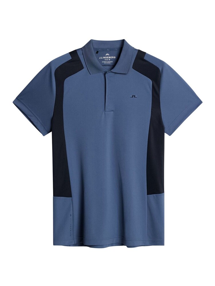J.Lindeberg Blue Golf Legacy Polo Shirt - Image 9 of 9