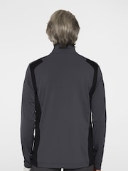 J.Lindeberg Grey Golf Lukas Quarter Zip Mid Layer Sweatshirt - Image 3 of 5