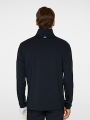 Marinha - J.Lindeberg Golf Tour Tech Mid Layer Sweatshirt - Imagem 2 de 6