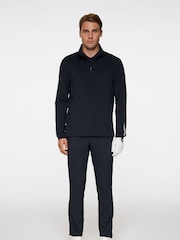 Marinha - J.Lindeberg Golf Tour Tech Mid Layer Sweatshirt - Imagem 3 de 6