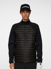 J.Lindeberg Black Golf Hayden Quilt Hybrid Jacket - Image 1 of 6