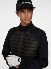 J.Lindeberg Black Golf Hayden Quilt Hybrid Jacket - Image 4 of 6