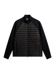J.Lindeberg Black Golf Hayden Quilt Hybrid Jacket - Image 6 of 6