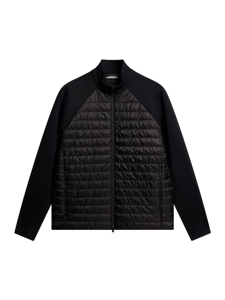 J.Lindeberg Black Golf Hayden Quilt Hybrid Jacket - Image 6 of 6