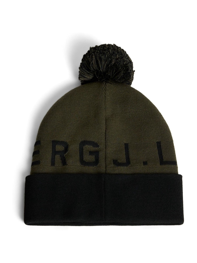 J.Lindeberg Black Brannon Beanie - Image 2 of 3