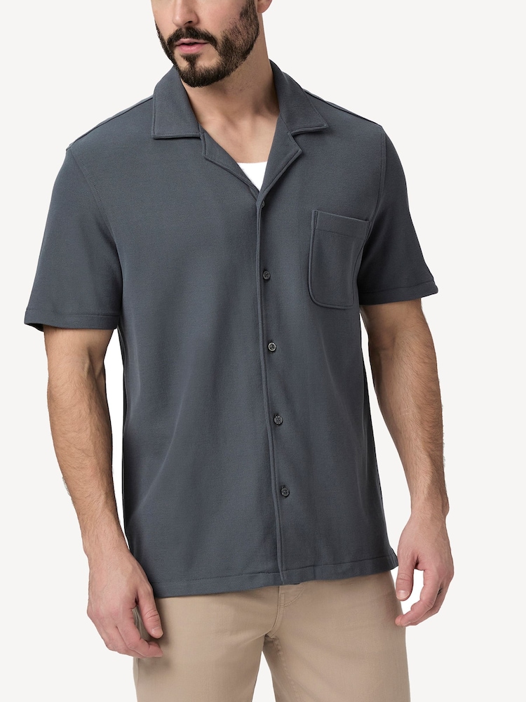Paige Blue Cotton Oliver Shirt - Image 1 of 5