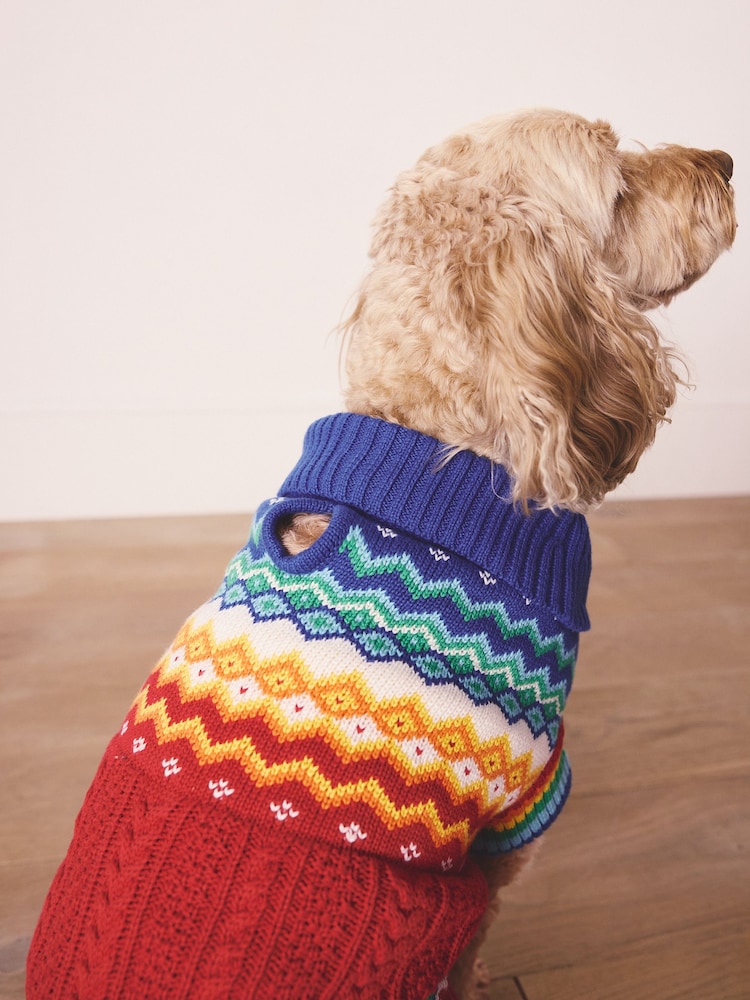 Little Bird by Jools Oliver Multi Knitted Pets Jumper - Image 2 of 7 Little Bird by Jools Oliver Multi Knitted Pets Jumper - Image 2 of 7