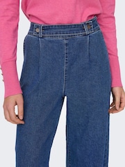 JDY Navy Blue Wide Leg Jeans - Image 3 of 6