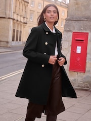 Love & Roses Black Frogging Coat - Image 1 of 4