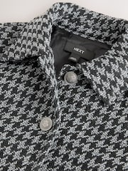 Monochrome Boucle Button Through Shacket - Image 8 of 8