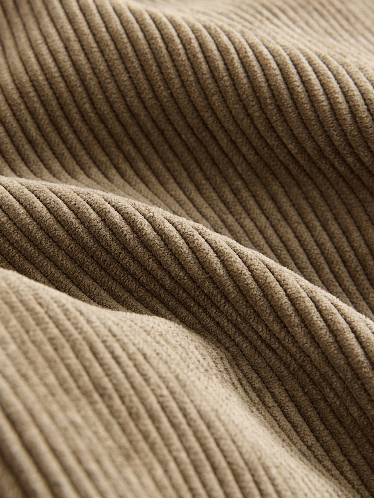 Khaki Green Cord Wide Leg Trousers - Image 2 of 3 Khaki Green Cord Wide Leg Trousers - Image 2 of 3