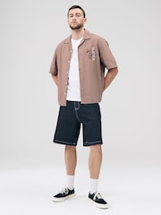Pink Back Printed Short Sleeve Shirt - Image 2 of 9