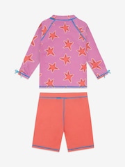 Muddy Puddles Pink UV Protective Surf Set with Shorts - Image 4 of 5