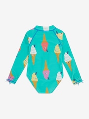 Muddy Puddles Light Blue UV Protective Swimsuit - Image 4 of 5