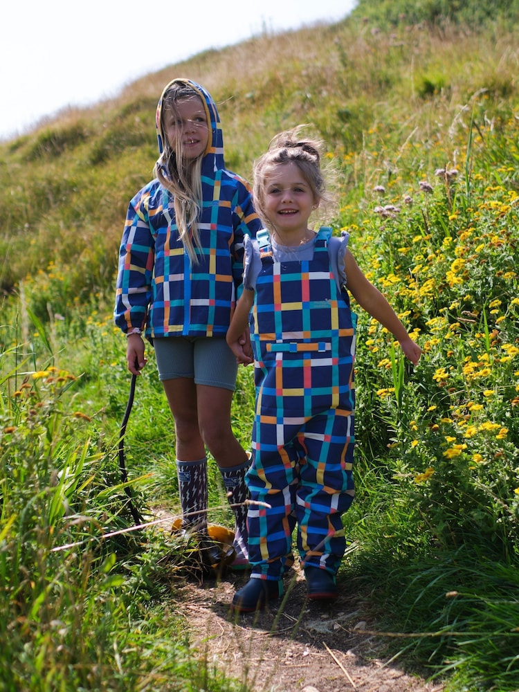 Muddy Puddles Light Blue Waterproof EcoLight Dungarees - Image 2 of 7