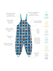 Muddy Puddles Light Blue Waterproof EcoLight Dungarees - Image 7 of 7