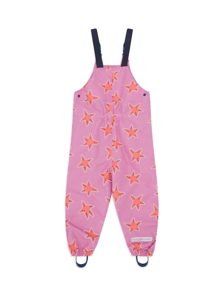 Muddy Puddles Pink Waterproof EcoLight Dungarees - Image 5 of 6