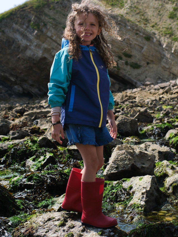 Donkerblauw - Muddy Puddles Waterproof EcoLight Jacket - Image 2 of 6