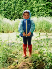 Donkerblauw - Muddy Puddles Waterproof EcoLight Jacket - Image 3 of 6