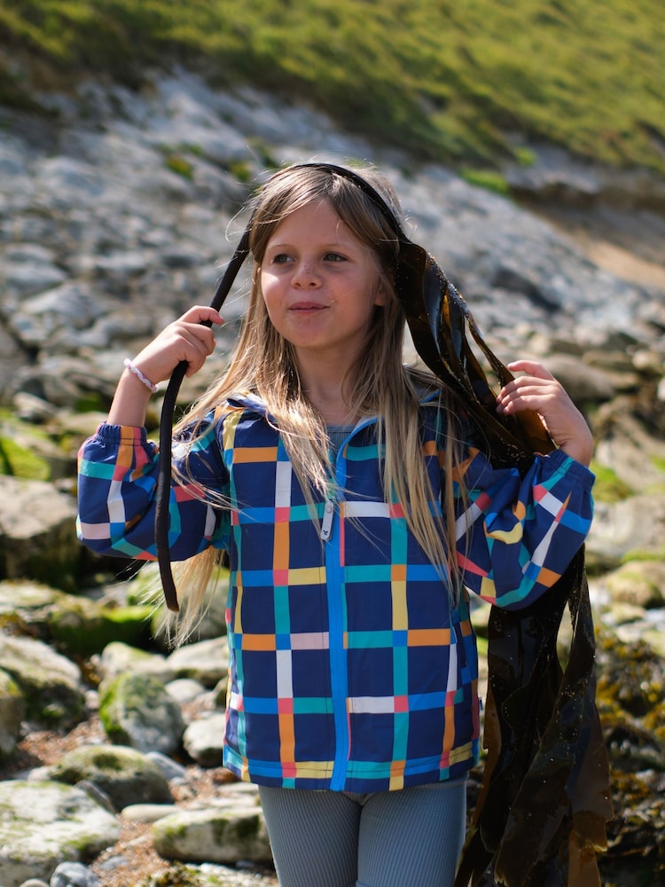 Muddy Puddles Blue Waterproof EcoLight Jacket - Image 2 of 6