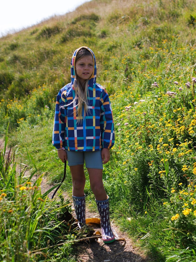 Muddy Puddles Blue Waterproof EcoLight Jacket - Image 3 of 6