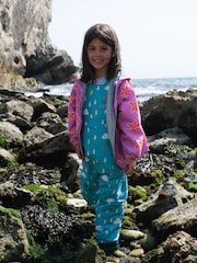 Muddy Puddles Blue Waterproof EcoLight Dungarees - Image 1 of 6