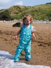 Muddy Puddles Blue Waterproof EcoLight Dungarees - Image 3 of 6