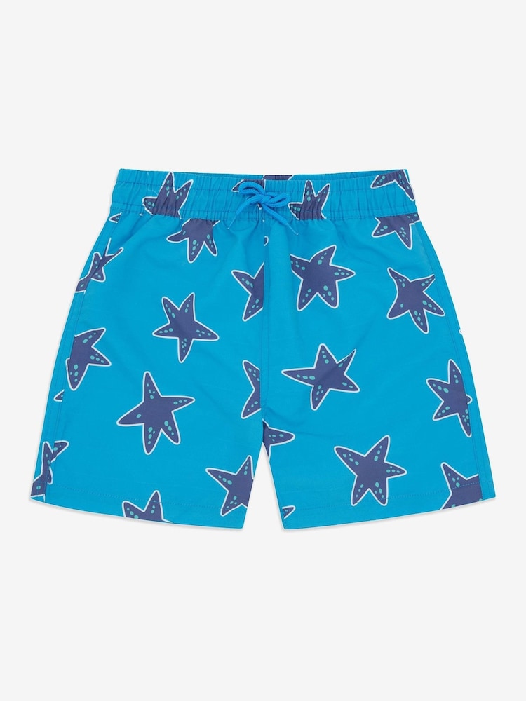 Muddy Puddles Blue UV Protective Swim Shorts - Image 3 of 4