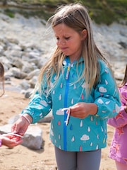 Muddy Puddles Blue Waterproof EcoLight Jacket - Image 1 of 5