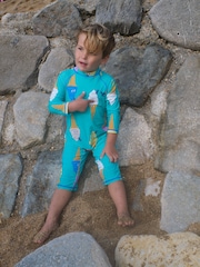 Muddy Puddles Blue UV Protective Surfsuit - Image 1 of 5