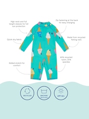 Muddy Puddles Blue UV Protective Surfsuit - Image 5 of 5
