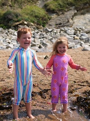 Muddy Puddles Blue UV Protective Surfsuit - Image 3 of 6