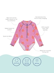Muddy Puddles Pink UV Protective Swimsuit - Image 4 of 4
