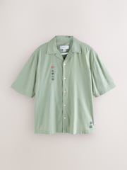 Green Back Printed Short Sleeve Shirt - Image 6 of 9