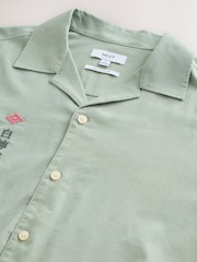Green Back Printed Short Sleeve Shirt - Image 9 of 9