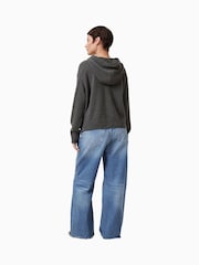 AllSaints Blue Aki Crossover 100% Cotton Jeans - Image 8 of 9