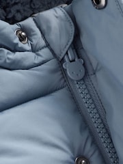 Blue Hooded - Baby Puffer Jacket (0mths-2yrs) - Imagen 5 de 7