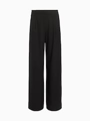 AllSaints Black Aleida Wide Leg Trousers - Image 7 of 7
