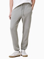 AllSaints Grey 100% Organic Cotton Raven Sweatpants - Image 1 of 8