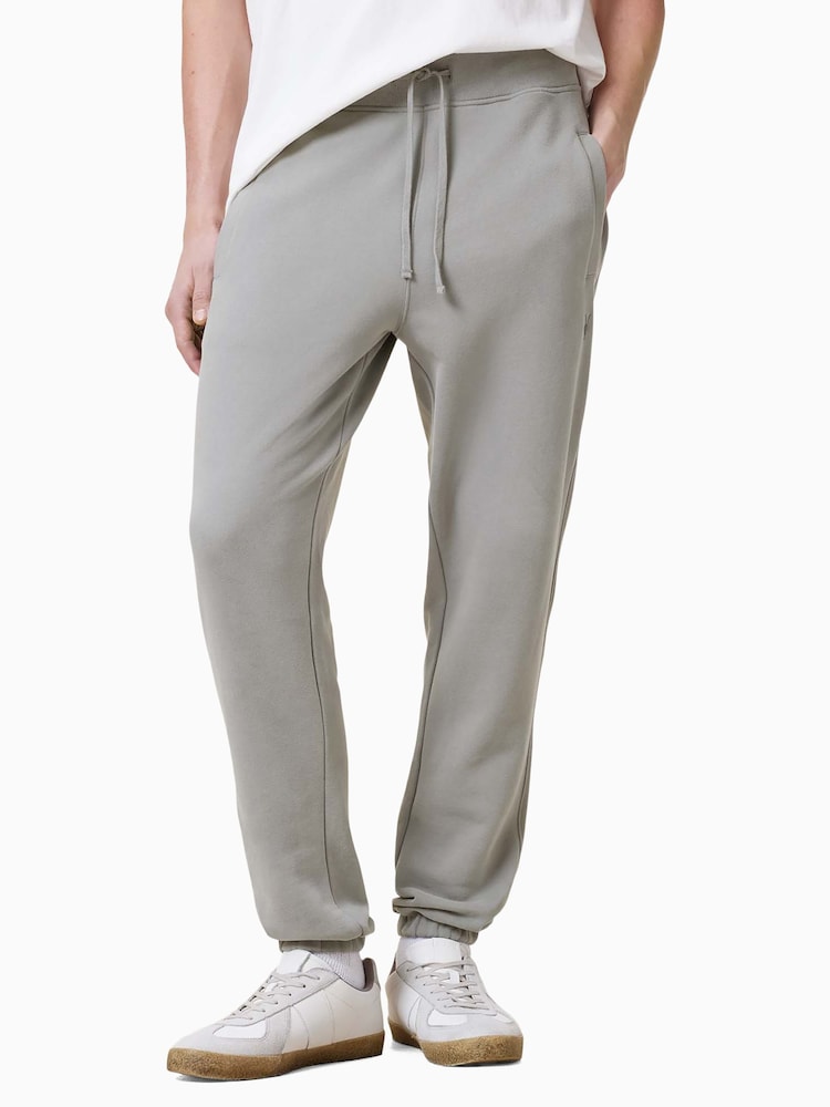 AllSaints Grey 100% Organic Cotton Raven Sweatpants - Image 1 of 8