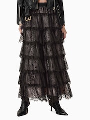 AllSaints Rory Lace Maxi Skirt - Изображение 2 из 7